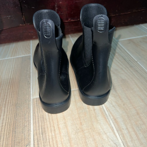 Amoji Unisex Ankle Chelsea Rain Short Rubber Boots - Picture 4 of 7